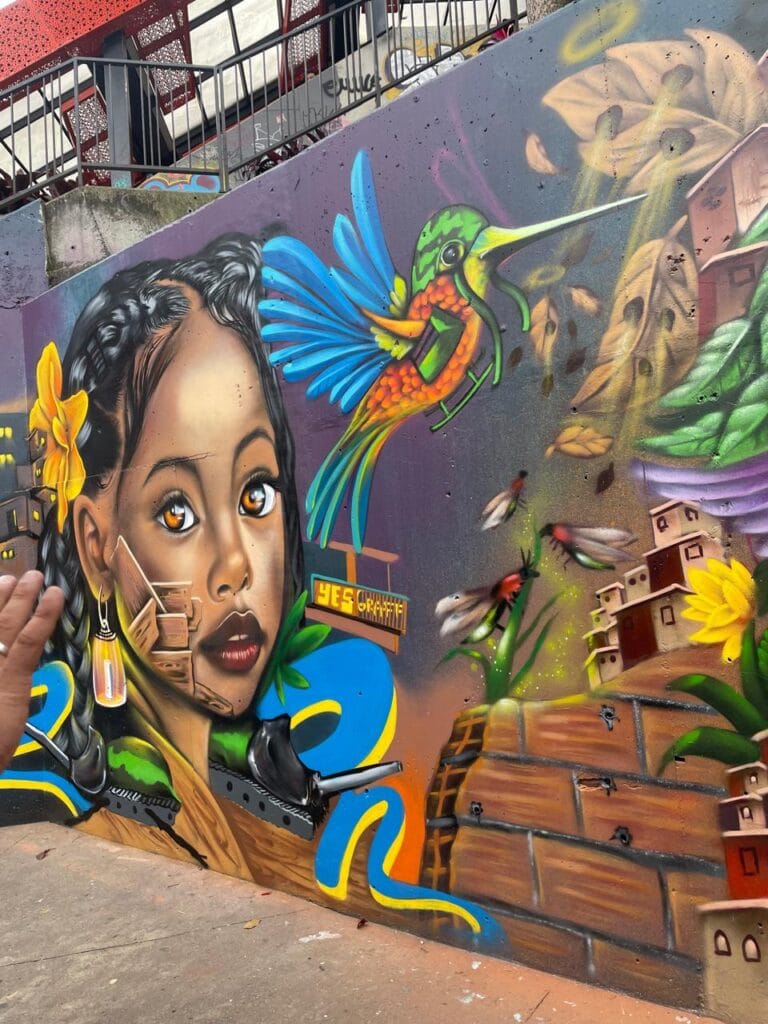 Mural en la comuna 13